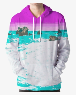 Vaporwave & Aesthetic Clothing - Vapor95 Beach Dream Hoodie #6199856