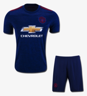 Kids Manchester United Football Jersey And Shorts Away - Active Shirt #620214