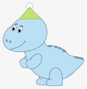 Blue Dinosaur Party Hat - Clip Art #620215