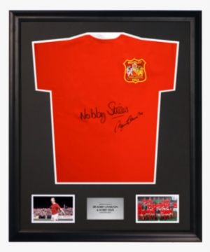 1963 Fa Cup Finals Manchester United Shirt Signed By - Bobby Charlton #620432