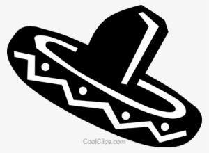 Mexican Sombrero Royalty Free Vector Clip Art Illustration - Sombrero Clip Art Png #621138
