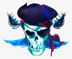 Skull Pirates Symbol Skeleton Design Bone - Lambang Tengkorak Bajak Laut #621244