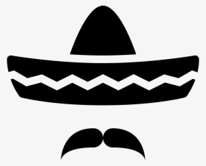 Computer Icons Clip Art Transprent Png Free - Sombreros Mexicanos Blanco Y Negro #621288