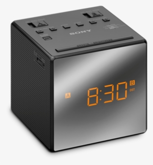 Sony Radio Clock Icf C1t B #621422