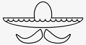 Mexican Hat - - White Mexican Hat Png #621425