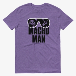 "macho Man" Randy Savage "sunglasses" T-shirt - Wwe Macho Man Classic Distressed Sunglasses #621948