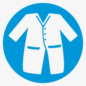Svg Royalty Free Collection Of Blue High Quality Free - Lab Coat Vector Png #622159
