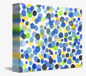 "happy Dots In Watercolor Abstract Art Baby Room - Watercolor Painting #622269