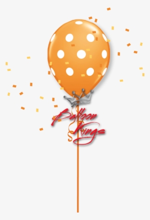 11in Orange Polka Dots - Polka Dot #622270