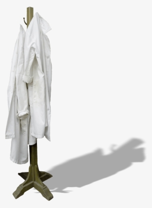 Coat Rack With White Lab Coats From Archaeological - Clothing #622341