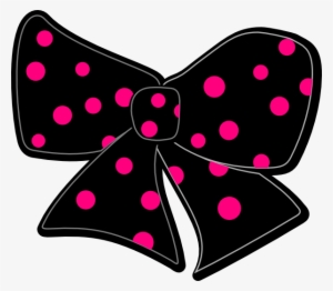 Bow With Polka Dots Hi - Pink Polka Dot Bow Clipart #622513