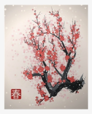 Blossom Tree Branch - Vector Graphics #623324