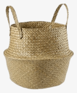 Best Seagrass Basket Png - Foldable Seagrass Basket In Grey #623377