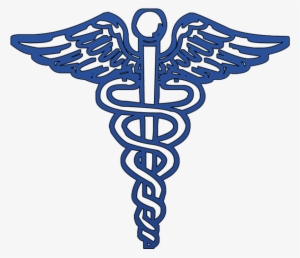 Blue Caduceus Medical Symbol Clipart Image - Logo De La Salud #623726
