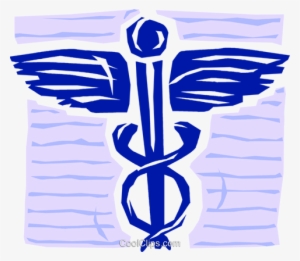 Caduceus Medical Symbol Royalty Free Vector Clip Art - Clip Art #623837