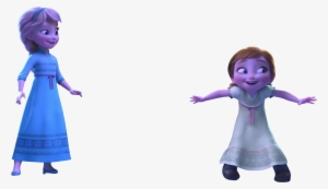 Image Transparent Library And Anna Vector By Simmeh - Frozen Little Elsa Png #624013