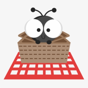 Ant In Picnic Basket Svg Cutting Files Ant Svg Cuts - Cute Picnic Clip Art #624181