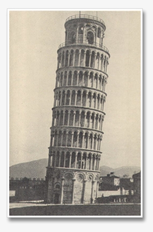 Leaning Tower Of Pisa Now 50cm Straighter - Art Print: Leaning Tower Of Pisa, 24x18in. #624202