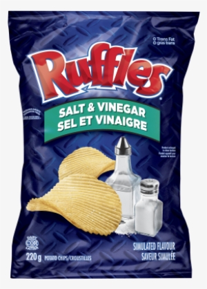 Ruffles® Salt & Vinegar Potato Chips - Au Gratin Chips #624438