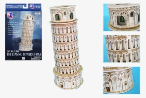 The Leaning Tower Of Pisa - 3d Puzzles Cf706h Leaning Tower Of Pisa 13 Pieces #624498