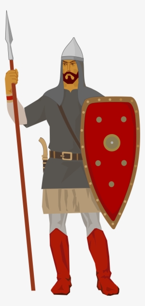 Knight Clipart Medieval Army - Medieval Soldier Cartoon #624620