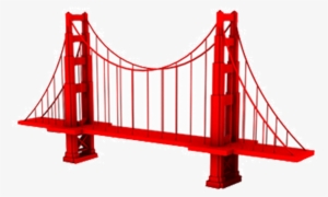 Elevated Medium Golden Gate Bridge #624960