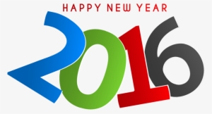 Multicolor New Year 2016 Text Design - 2016 Text Design #624990