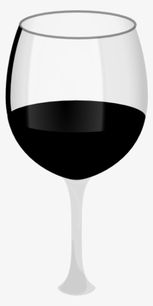 Glasses Clipart Wine Art - Wine Black And White Image Png #625095