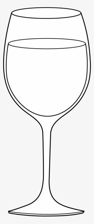 A Glass Of Deep Red - White Wine Glass Clipart Png #625257