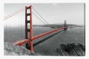 Golden Gate Bridge Illustration Png Download - Ambesonne Apartment Decor Collection, Golden Gate Bridge #625586