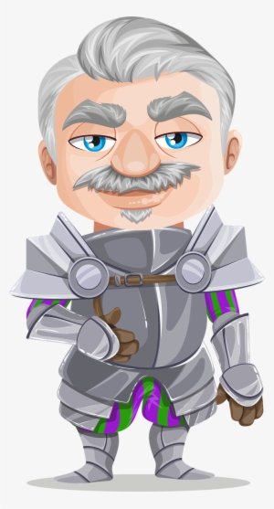 Knight Free To Use Clipart - Old Man Knight Cartoon #625608