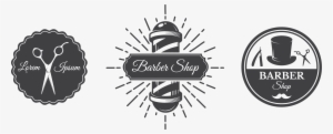 Barbers Pole Logo Barber - Png Barber Logo #625726