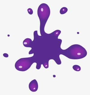 Purple Paint Splatter Png - Paint Splash Stickers #625870