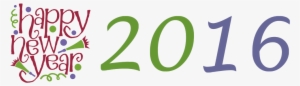 Happy New Year - Clipart Nouvel An 2016 #625891