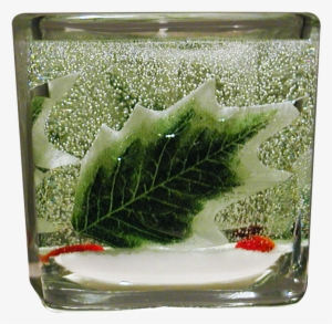 Christmas Candle With Holly Leaves Is A Forever Candle - Candle #625895