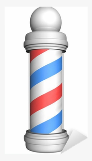 Old-fashioned Barber Pole With Red, White, And Blue - Barbershop #625972