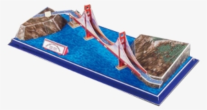 Quick Overview - Golden Gate Puzzle 3d #626046