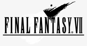 Final Fantasy Vii Logo Black And White - Final Fantasy Vii [playstation Game] #626173