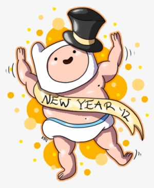 Baby New Year By Cleveravian On Deviantart Clipart - New Year Baby Png #626634