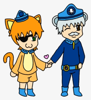 Kwazii And Captain Barnacles Holding Hands - Birthday #626759