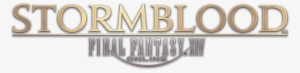 Final Fantasy Xiv - Final Fantasy Xiv Stormblood Logo #626944