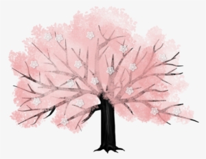Arbre - Tree - Feuille Etc - - Cartoon Cherry Blossom Tree Transparent #626963
