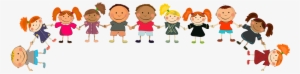Kids Holding Hands - Okul Öncesi Sayfa Kenarlıkları #627455