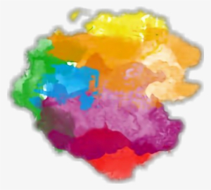 Ftestickers Watercolors Paint Splatter Overlay - Splash Of Colors Png #627672