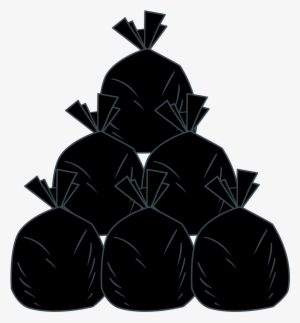 Vector Freeuse Stock Garbage Bags Clipart - Trash Bag Emoji #627692