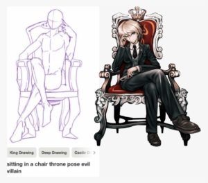 Collection Of Free Drawing Pose King Download On Ubisafe - Danganronpa Byakuya Togami #628369