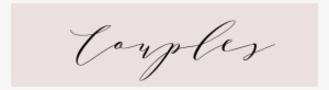 Couples - Calligraphy #628473