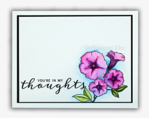 Modern Petunias By Wplus9 & Understand Blue - Periwinkle #628873