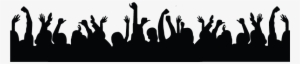 Crowd Silhouette Png - Crowd Of People Png #629181