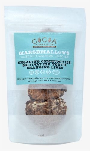 Paleo Marshmallows Coated With Tanzanian Cacao Nibs - Marshmallow #629773